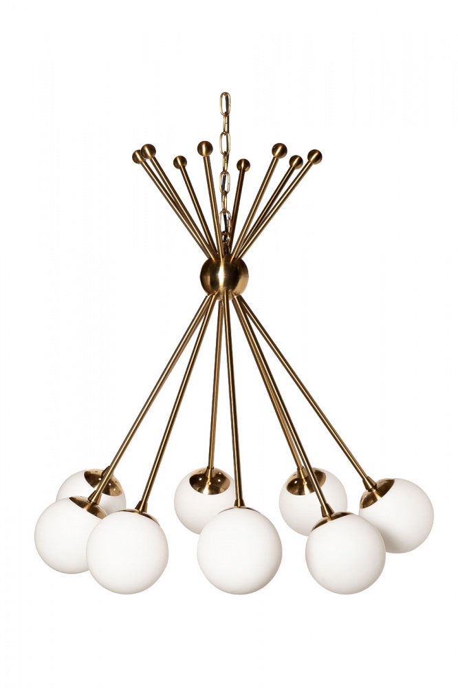 Люстра потолочная, латунь d.80см h.85см