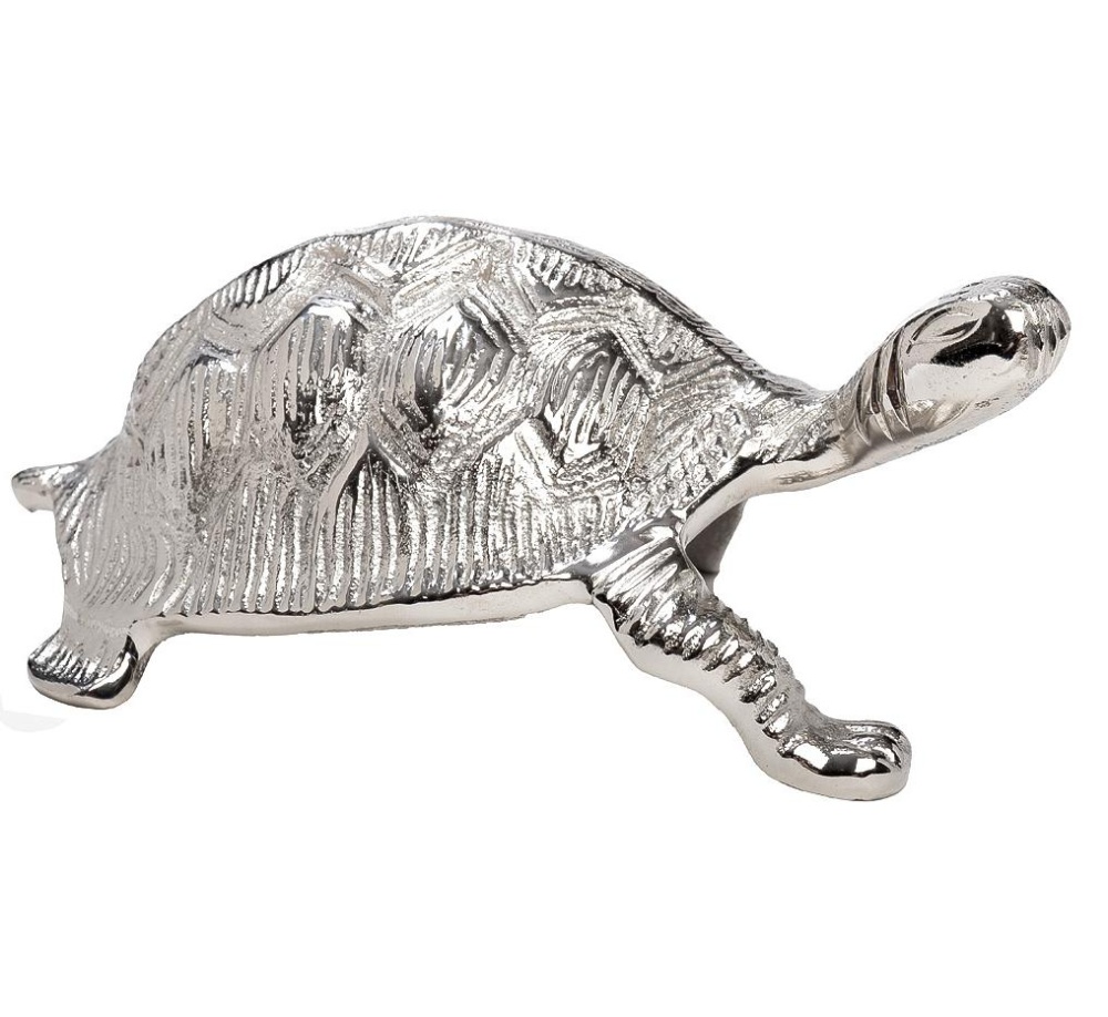 Статуэтка "Черепаха" цвет хром 94PR-1494