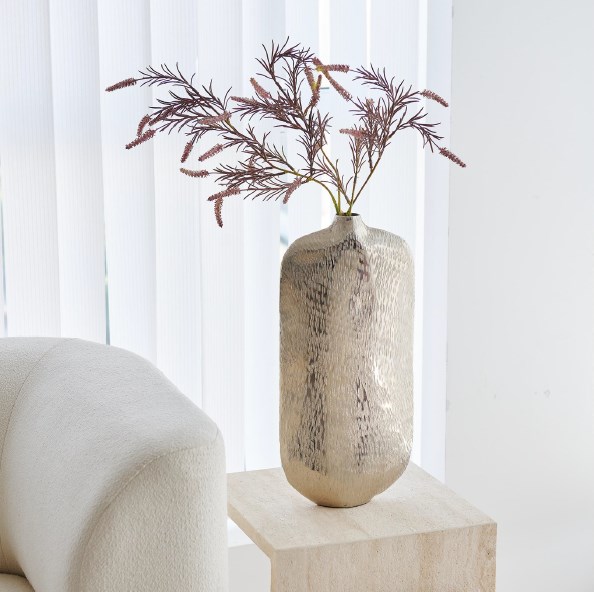 Ваза декоративная металлическая