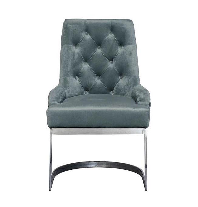 Стул на металлическом каркасе мятный 76ar-6210-mt