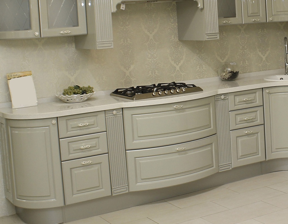 Купить кухню Marya светлый лак распродажа в Ладожской