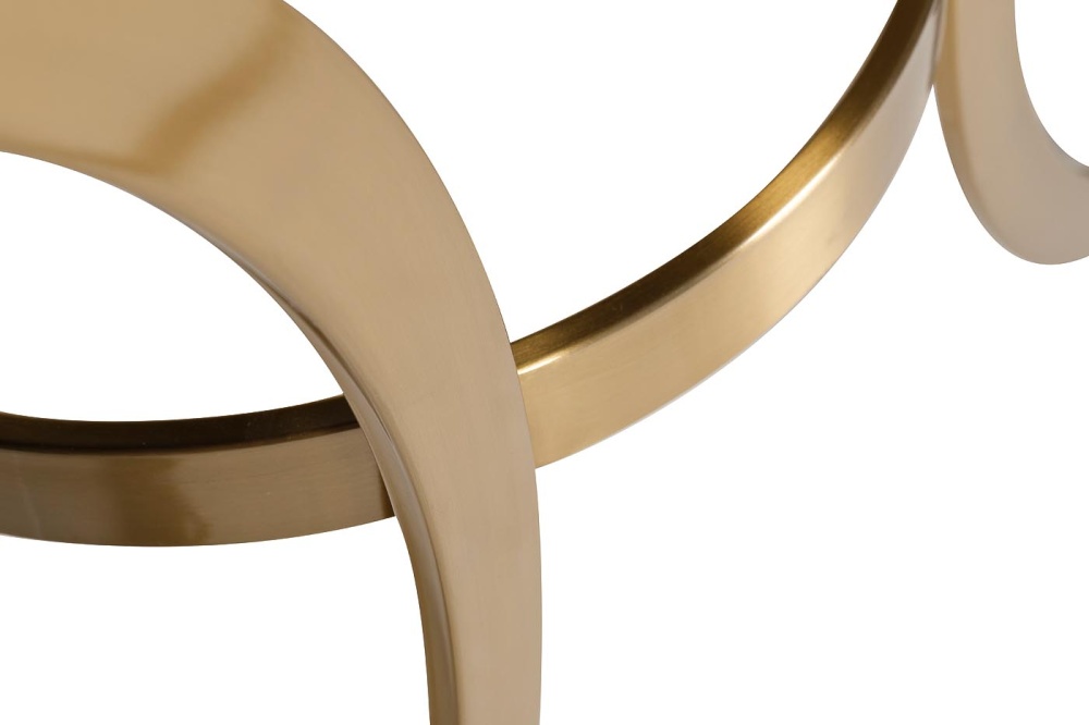 Консоль со стекл. столешницей под мрамор 129*40*85см