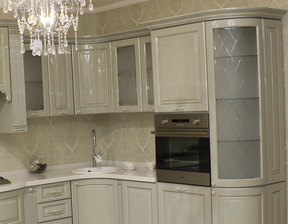 Купить кухню Marya светлый лак распродажа в Ладожской